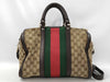 GUCCI 247205 GG Canvas Ophidia 2-way Boston Bag Handbag