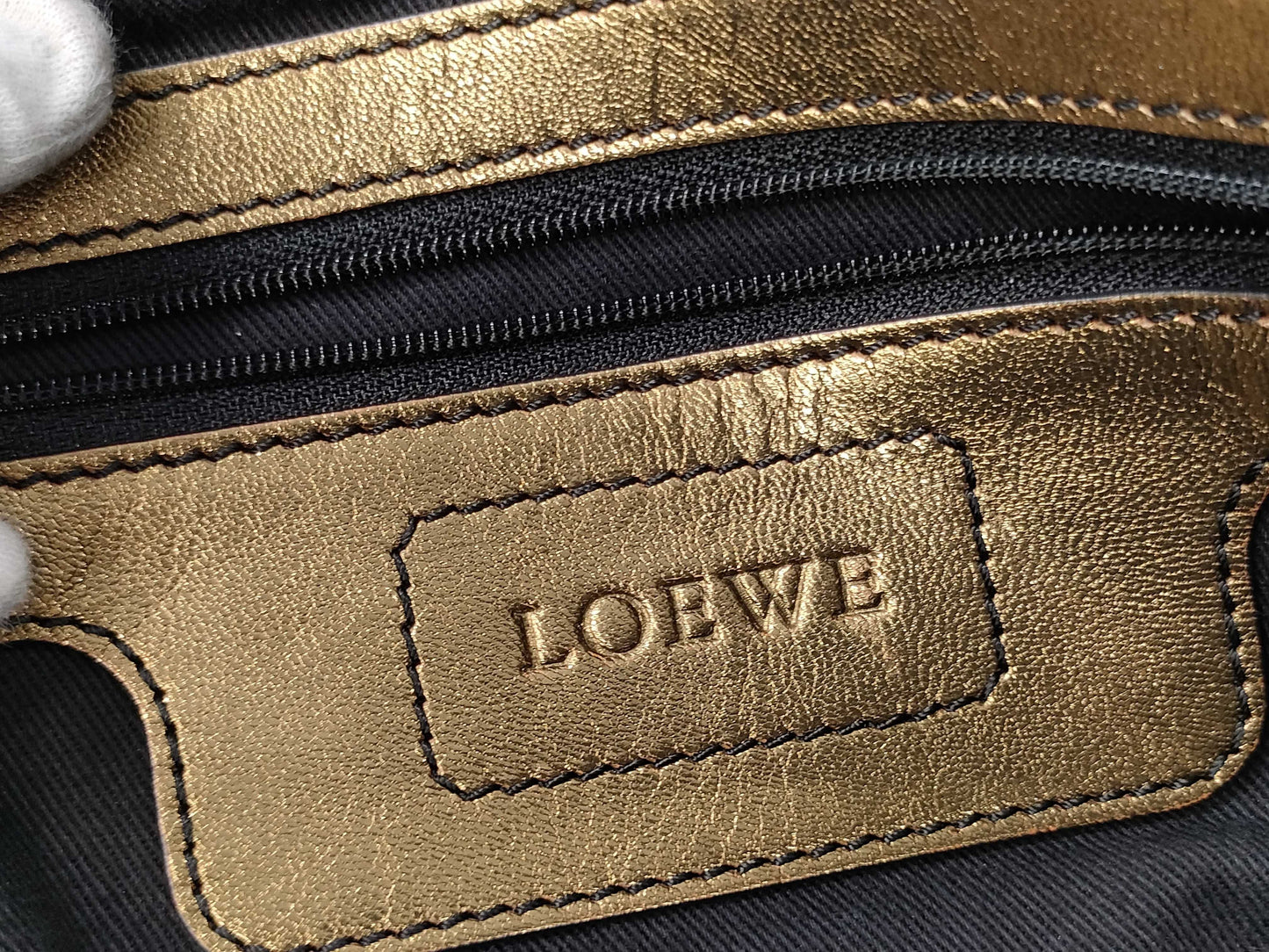 LOEWE Anagram Leather Tote Bag Handbag