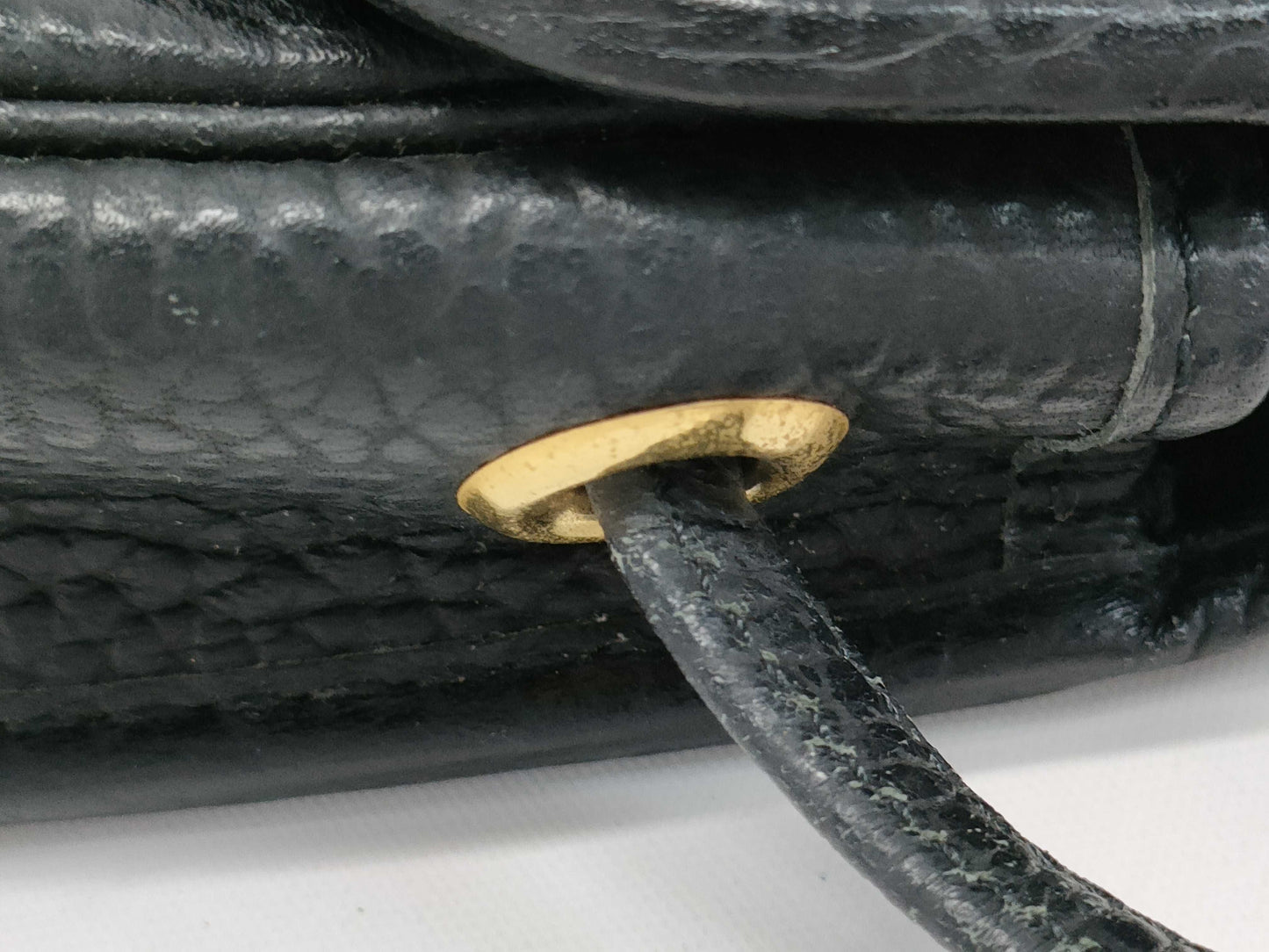 Dior logo plate shoulder bag