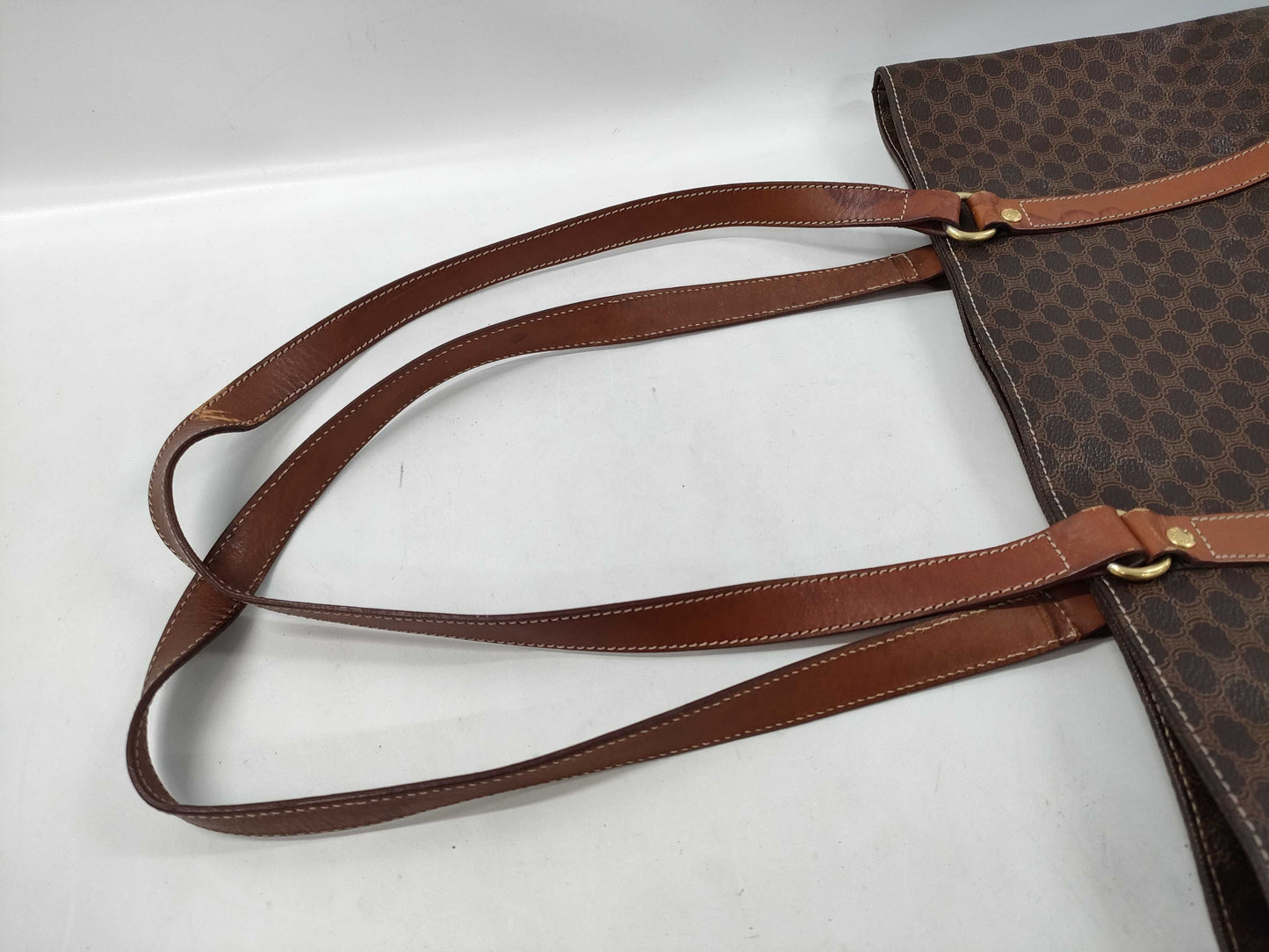 CELINE Macadam PVC Triomphe Tote Bag