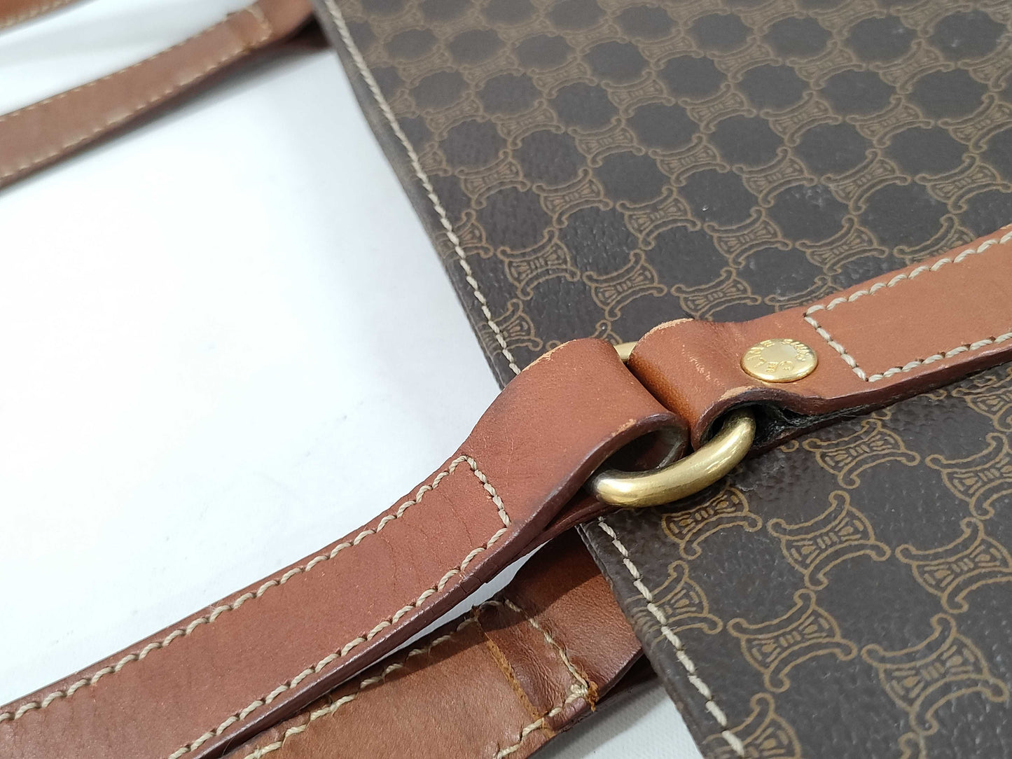 CELINE Macadam PVC Triomphe Tote Bag