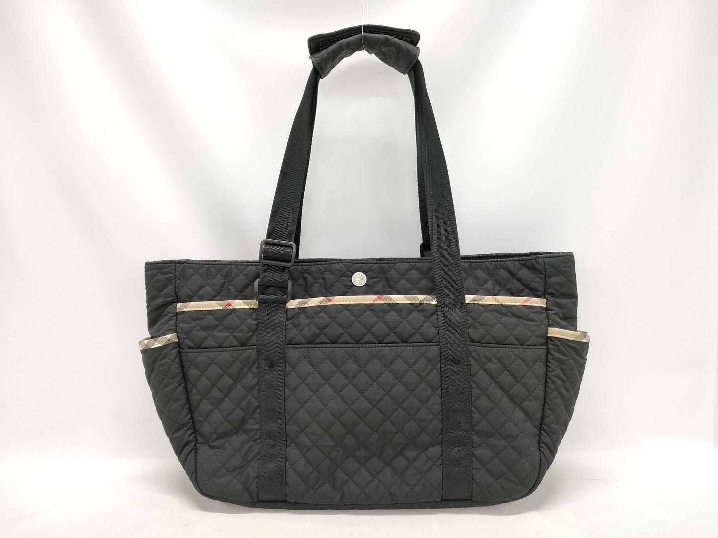 BURBERRY Nova Check Quilted Mother's Bag Tote Bag