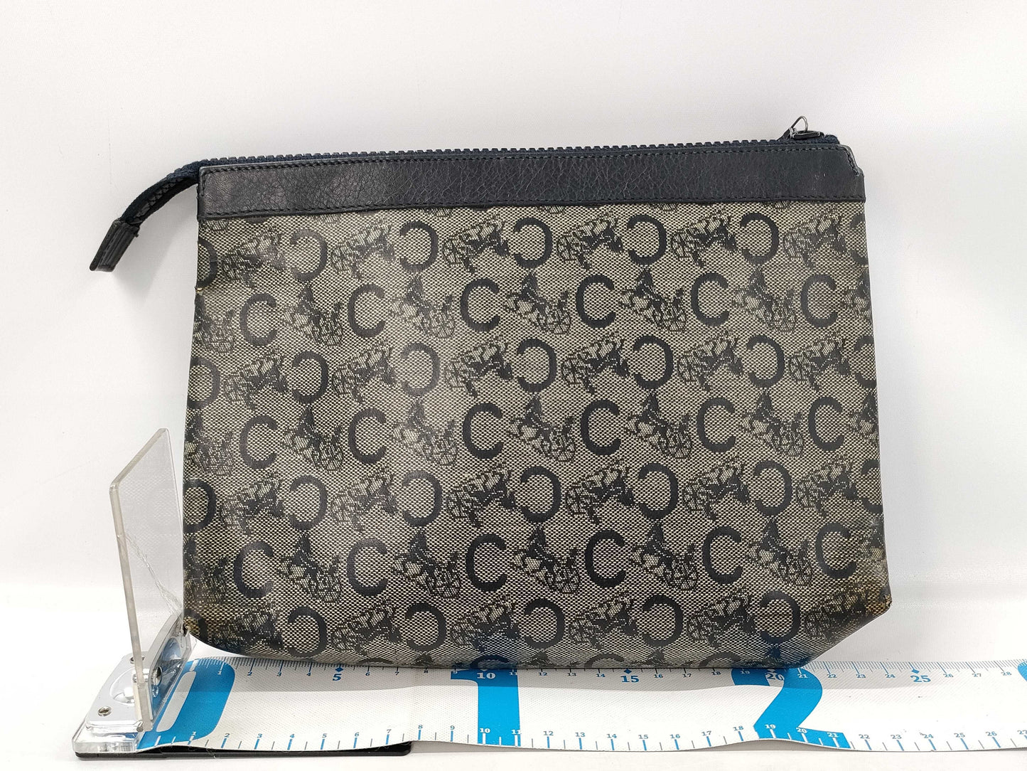 CELINE Carriage C Macadam Second Bag PVC Clutch Bag Second Bag