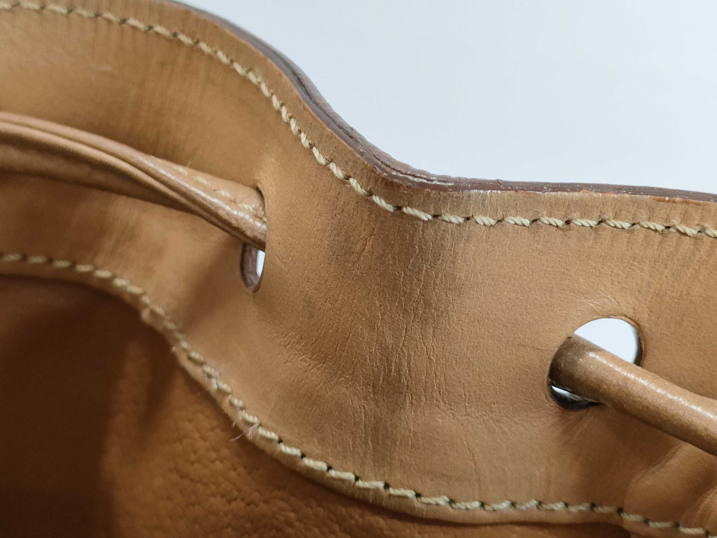 CELINE Macadam PVC Bucket Shoulder Bag with Drawstring Pouch