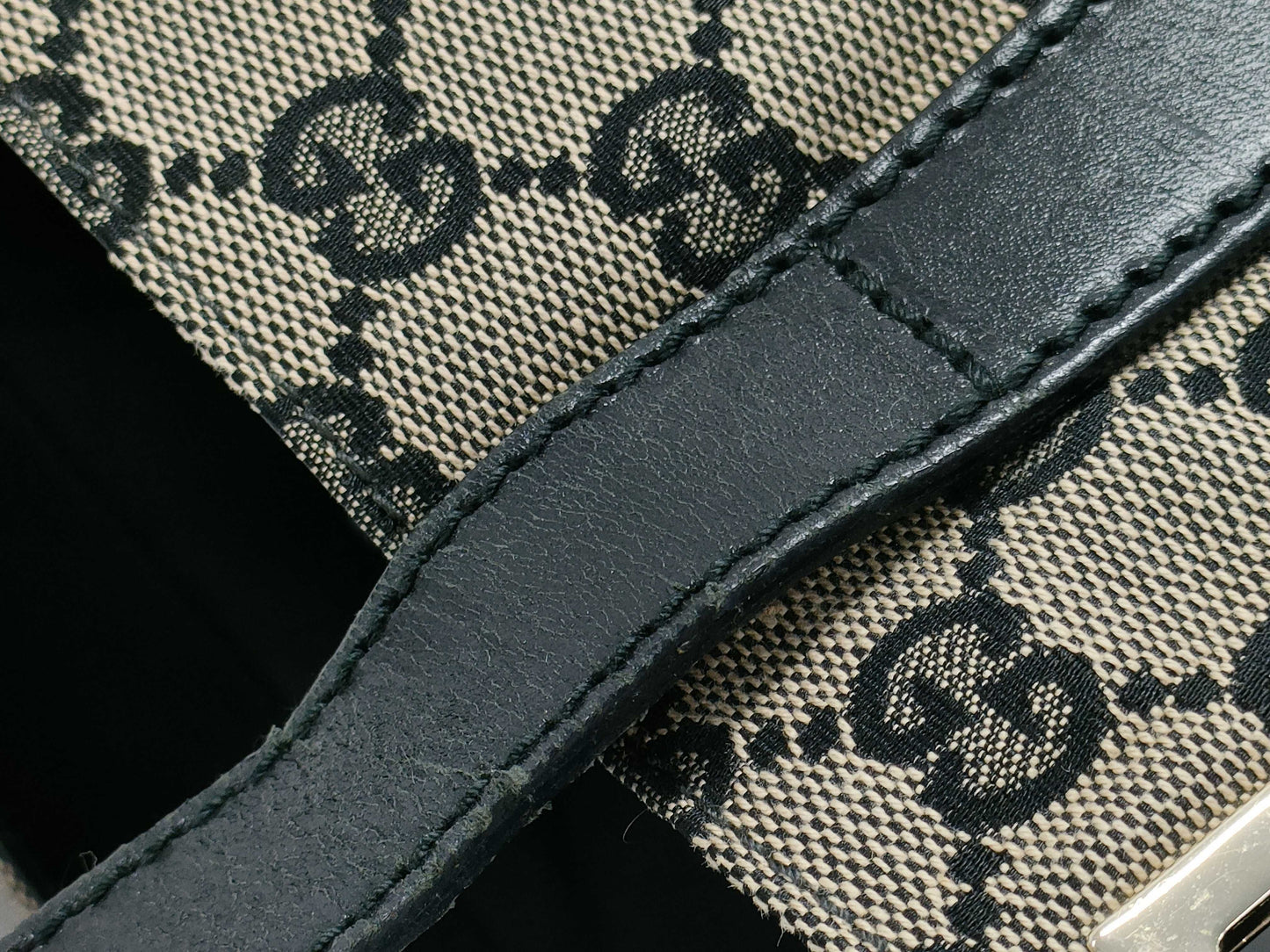 GUCCI 019・0493 GG Canvas Tote Bag