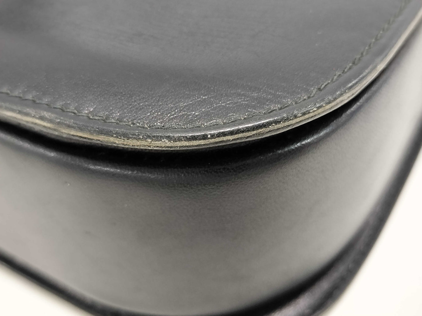 CELINE Carriage Hardware Leather Shoulder Bag