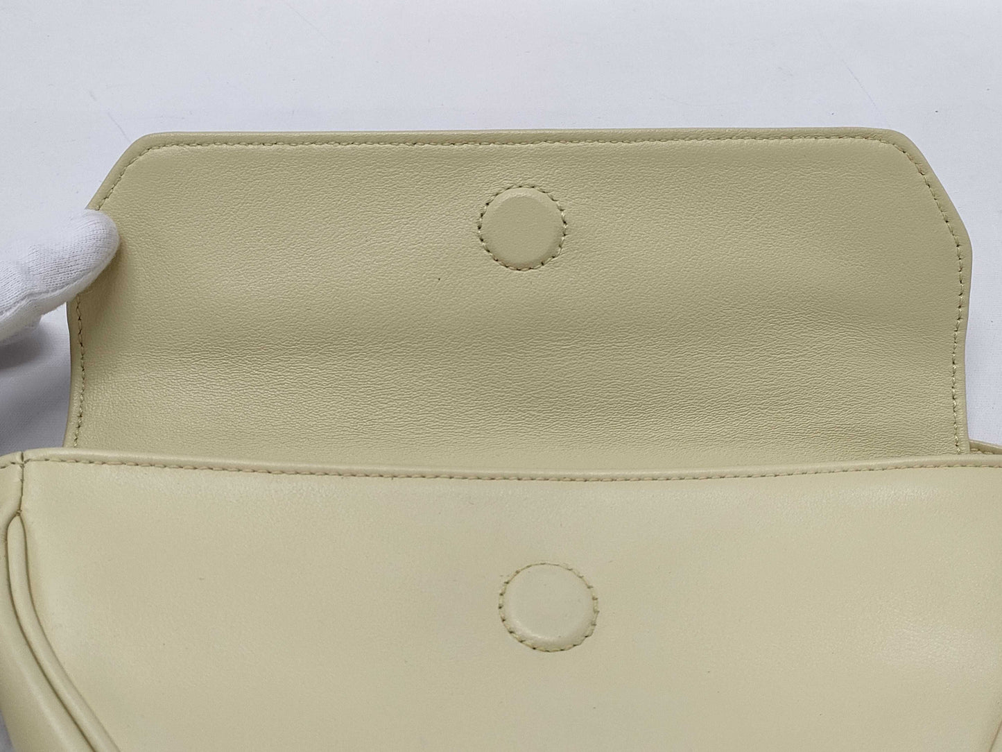 CELINE Triangle Logo Leather Shoulder Bag W-CU-3252