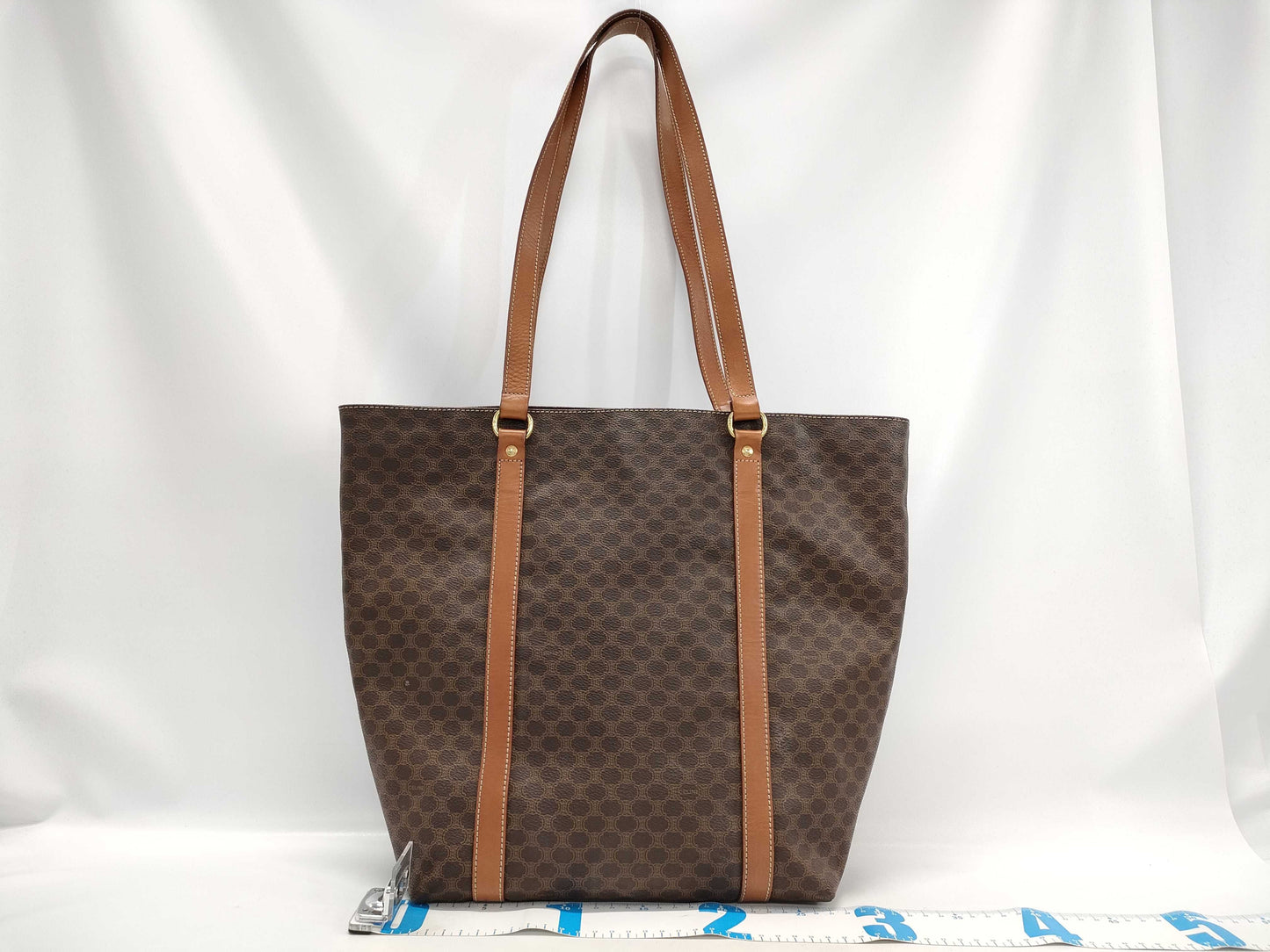 CELINE Macadam PVC Triomphe Shoulder Bag Tote Bag