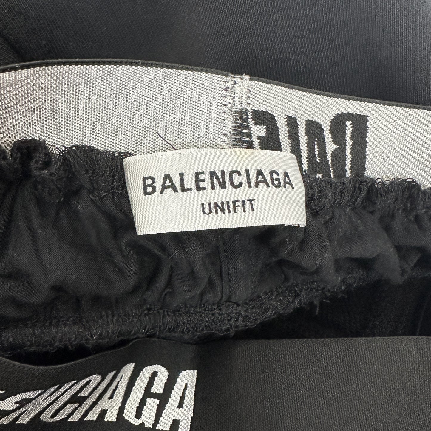 BALENCIAGA Layered Sweatpants, Wide Wash, 2021, XS