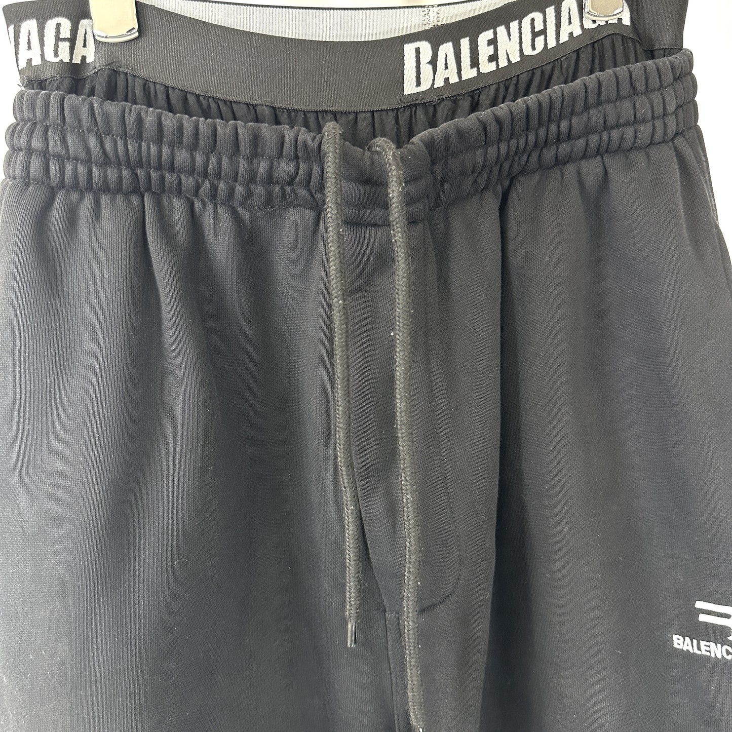 BALENCIAGA Layered Sweatpants, Wide Wash, 2021, XS