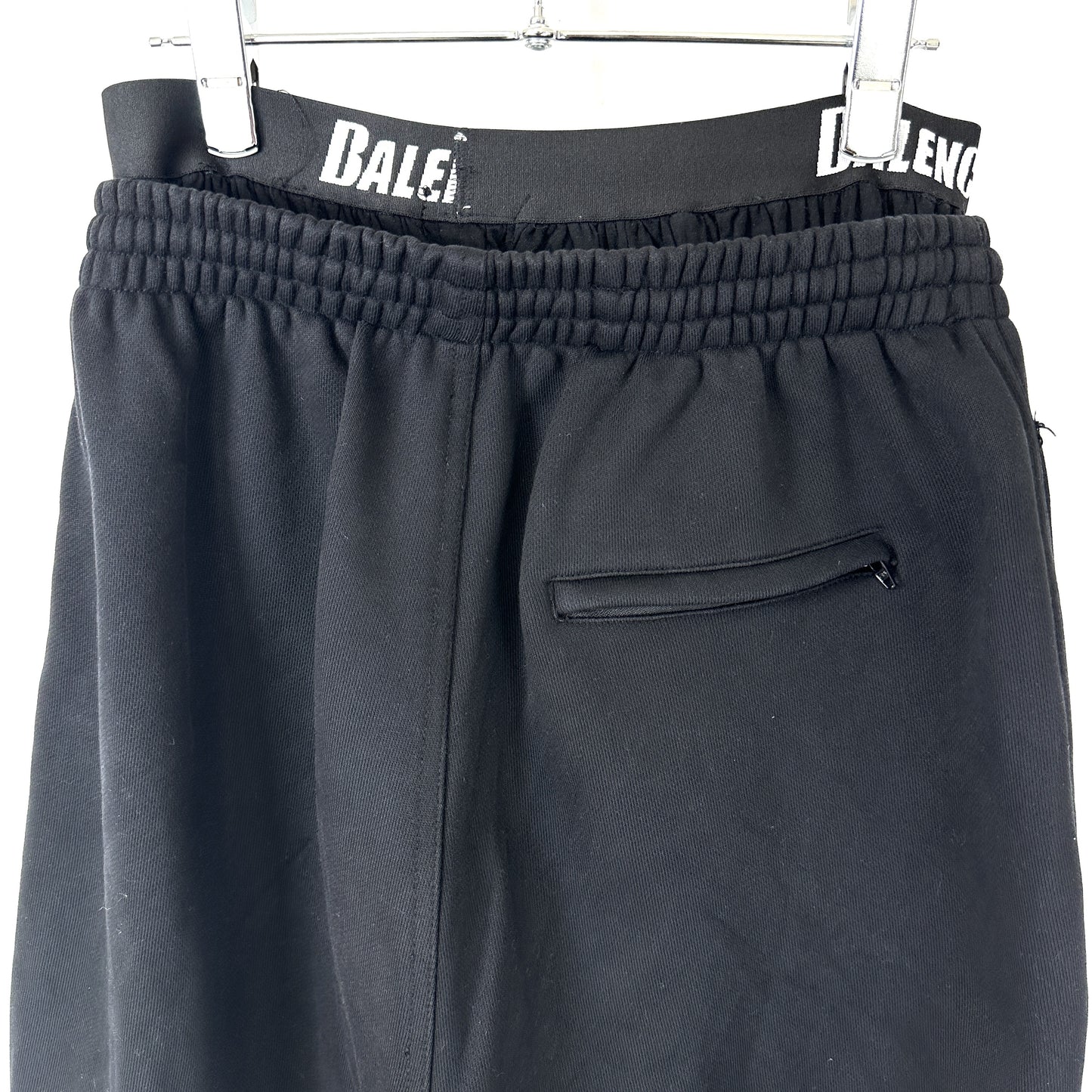 BALENCIAGA Layered Sweatpants, Wide Wash, 2021, XS