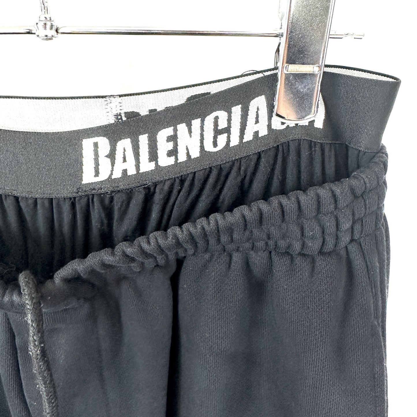BALENCIAGA Layered Sweatpants, Wide Wash, 2021, XS