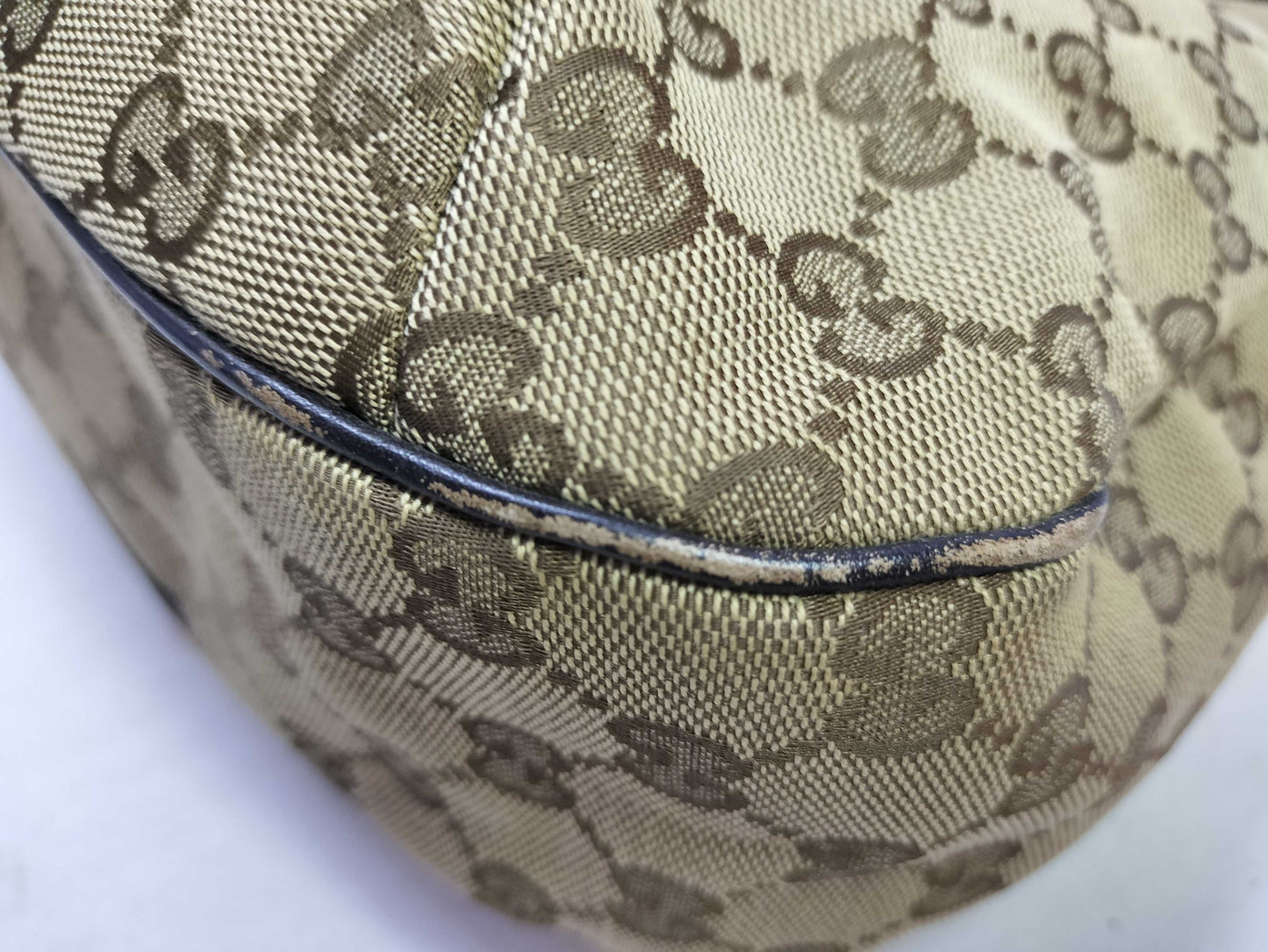 GUCCI GG Canvas SG-Gucci GG Canvas Sherry Line Shoulder Bag Beige 233608 Shoulder Bag