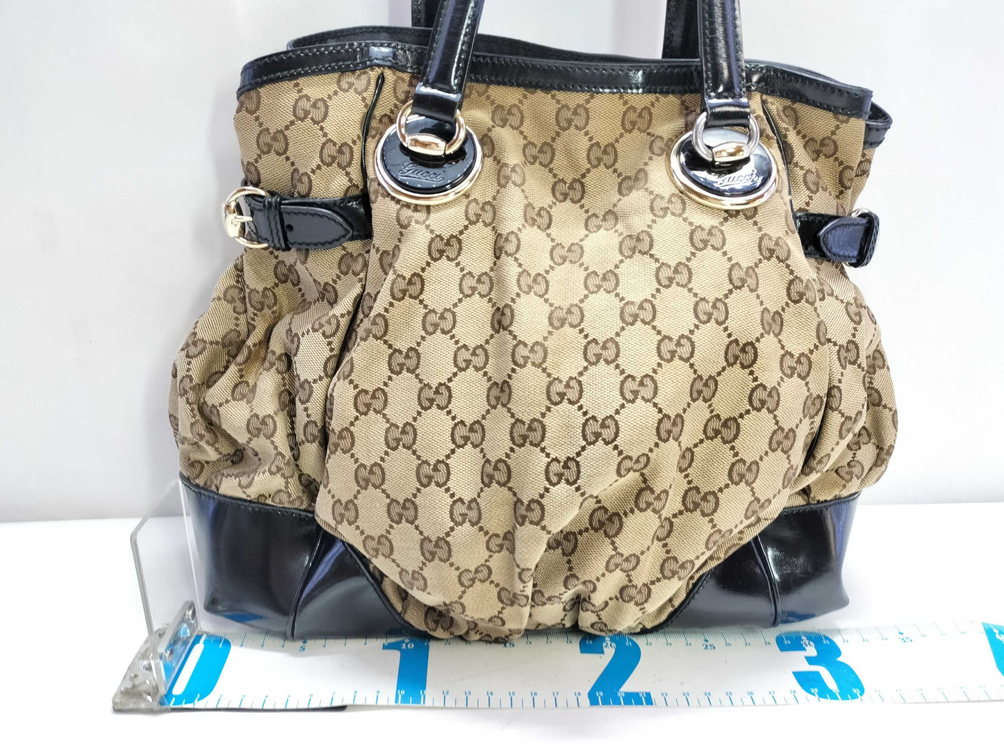 GUCCI GG Canvas SG-Gucci Canvas Tote Bag 203529 Tote Bag