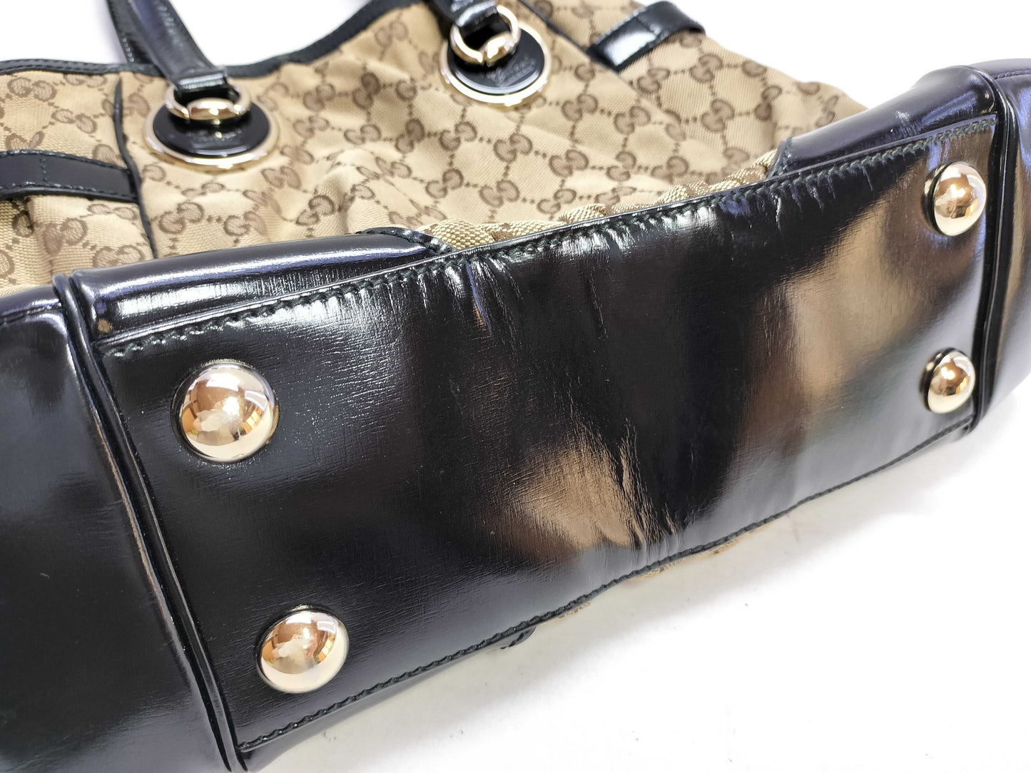 GUCCI GG Canvas SG-Gucci Canvas Tote Bag 203529 Tote Bag