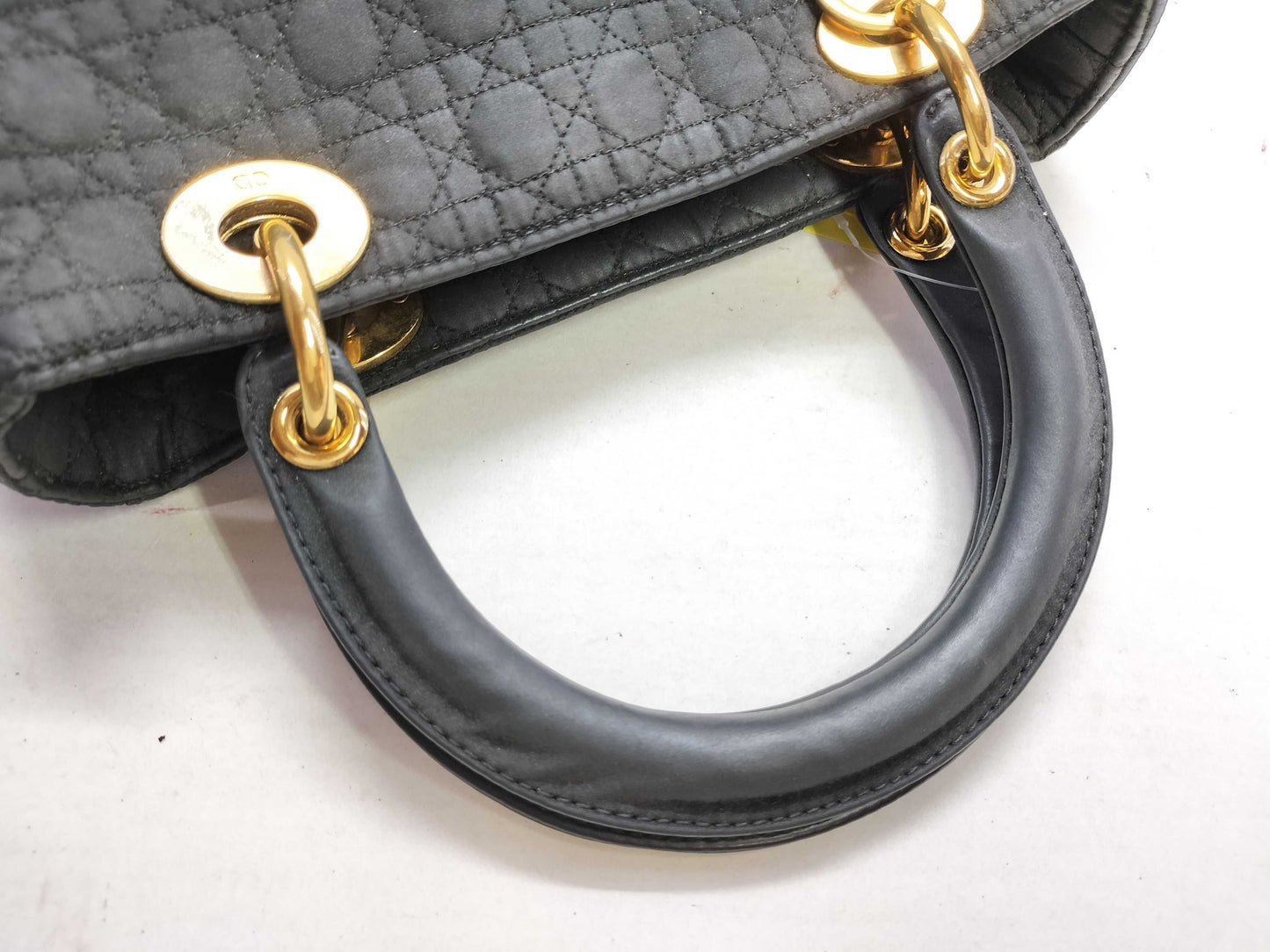 Dior Lady Dior PH-Lady Dior Cotton Hand Bag 23cm