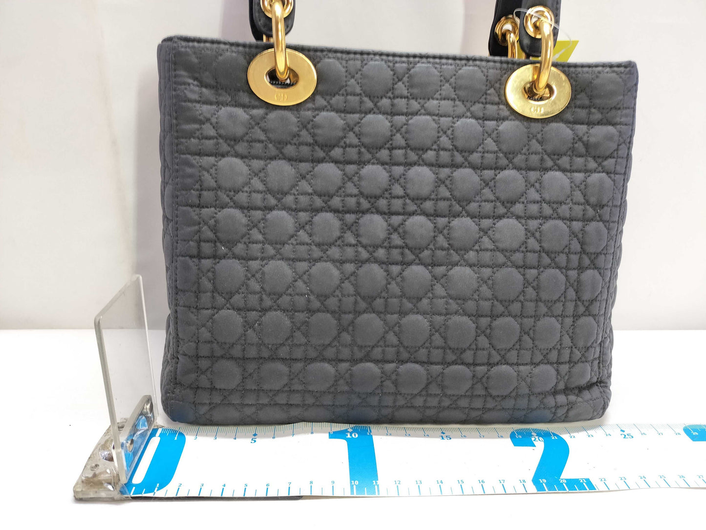 Dior Lady Dior PH-Lady Dior Cotton Hand Bag 23cm