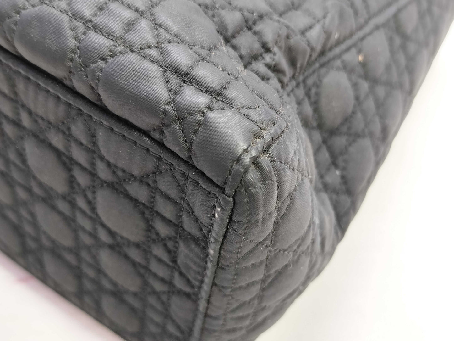 Dior Lady Dior PH-Lady Dior Cotton Hand Bag 23cm