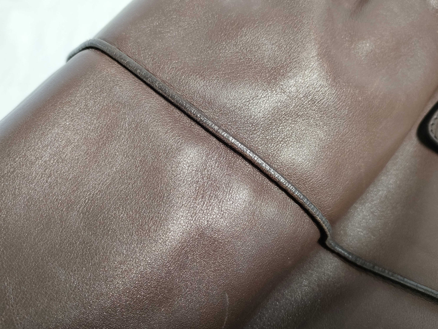 TOD'S SG-Tods leather tote brown tote bag