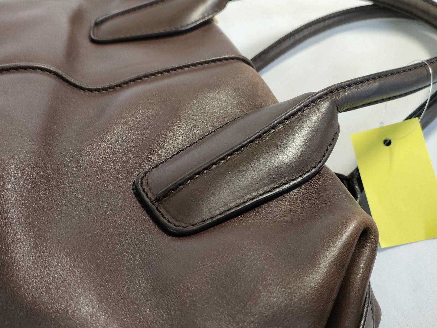 TOD'S SG-Tods leather tote brown tote bag