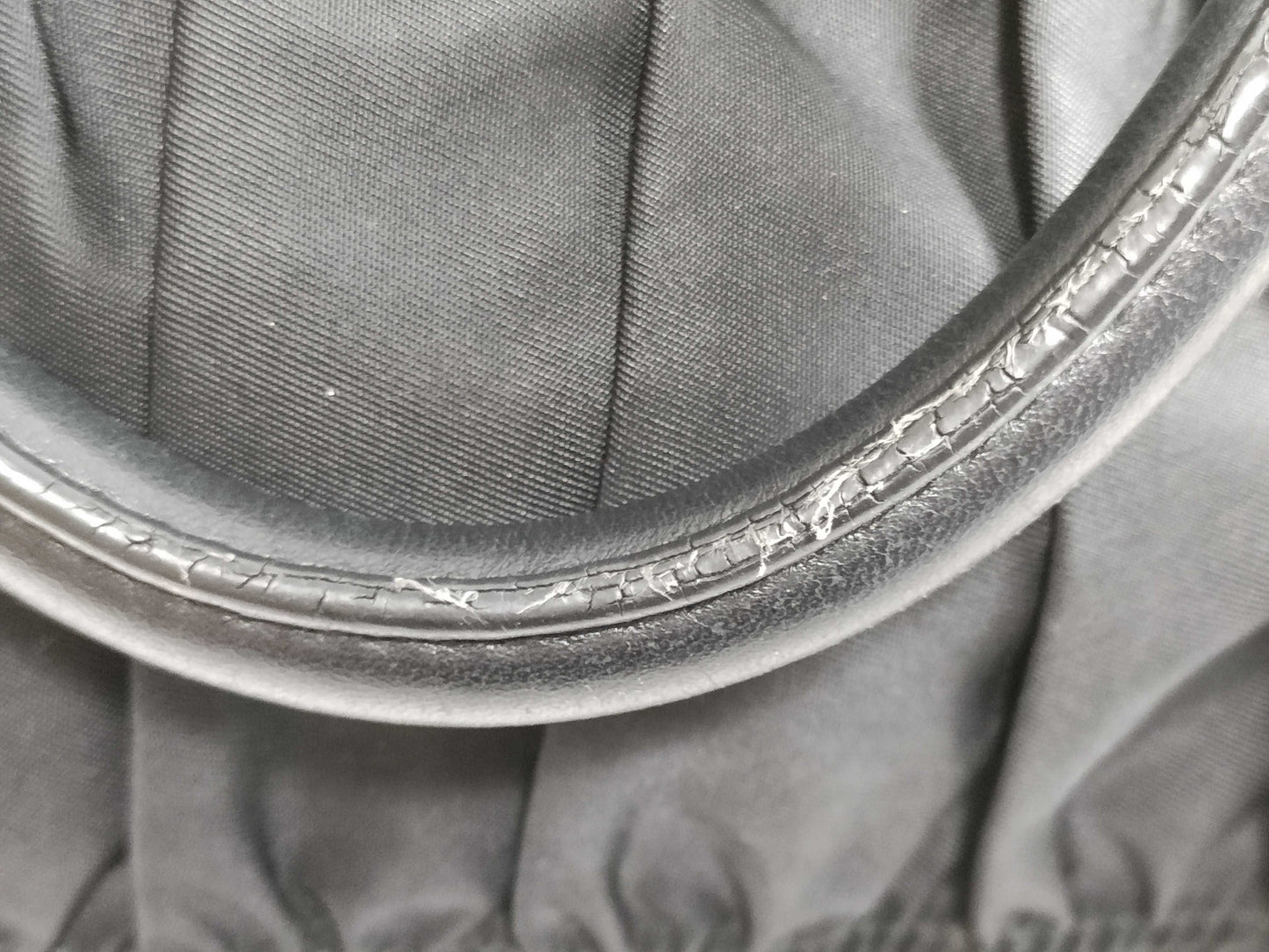 PRADA ID-Prada Canvas Vintage Black Totebag Handbag