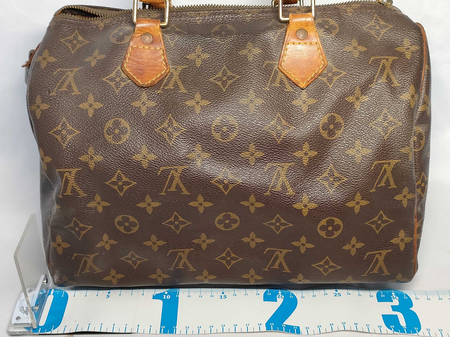 LOUIS VUITTON M41526 Monogram Louis Vuitton Monogram Speedy 30 M41526 SP0906 Brown Handbag