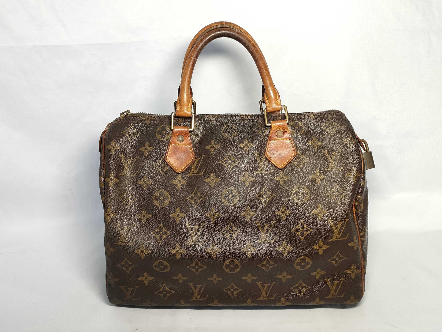 LOUIS VUITTON M41526 Monogram Louis Vuitton Monogram Speedy 30 M41526 SP0906 Brown Handbag