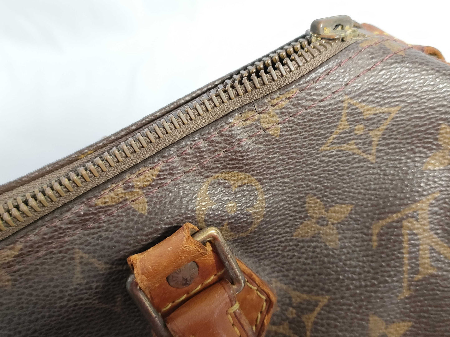 LOUIS VUITTON M41526 Monogram Louis Vuitton Monogram Speedy 30 M41526 SP0906 Brown Handbag