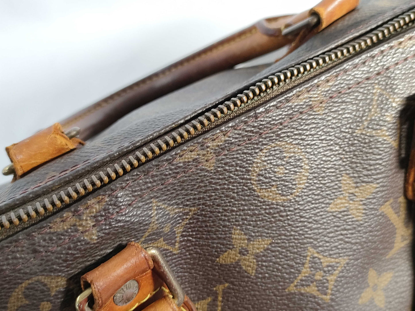 LOUIS VUITTON M41526 Monogram Louis Vuitton Monogram Speedy 30 M41526 SP0906 Brown Handbag