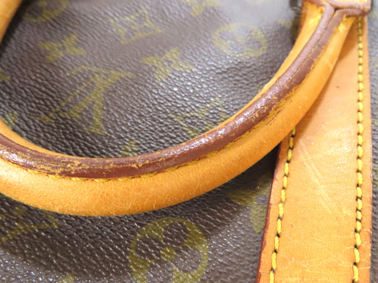 LOUIS VUITTON Monogram Keepall 55 M41424 Brown Boston Bag
