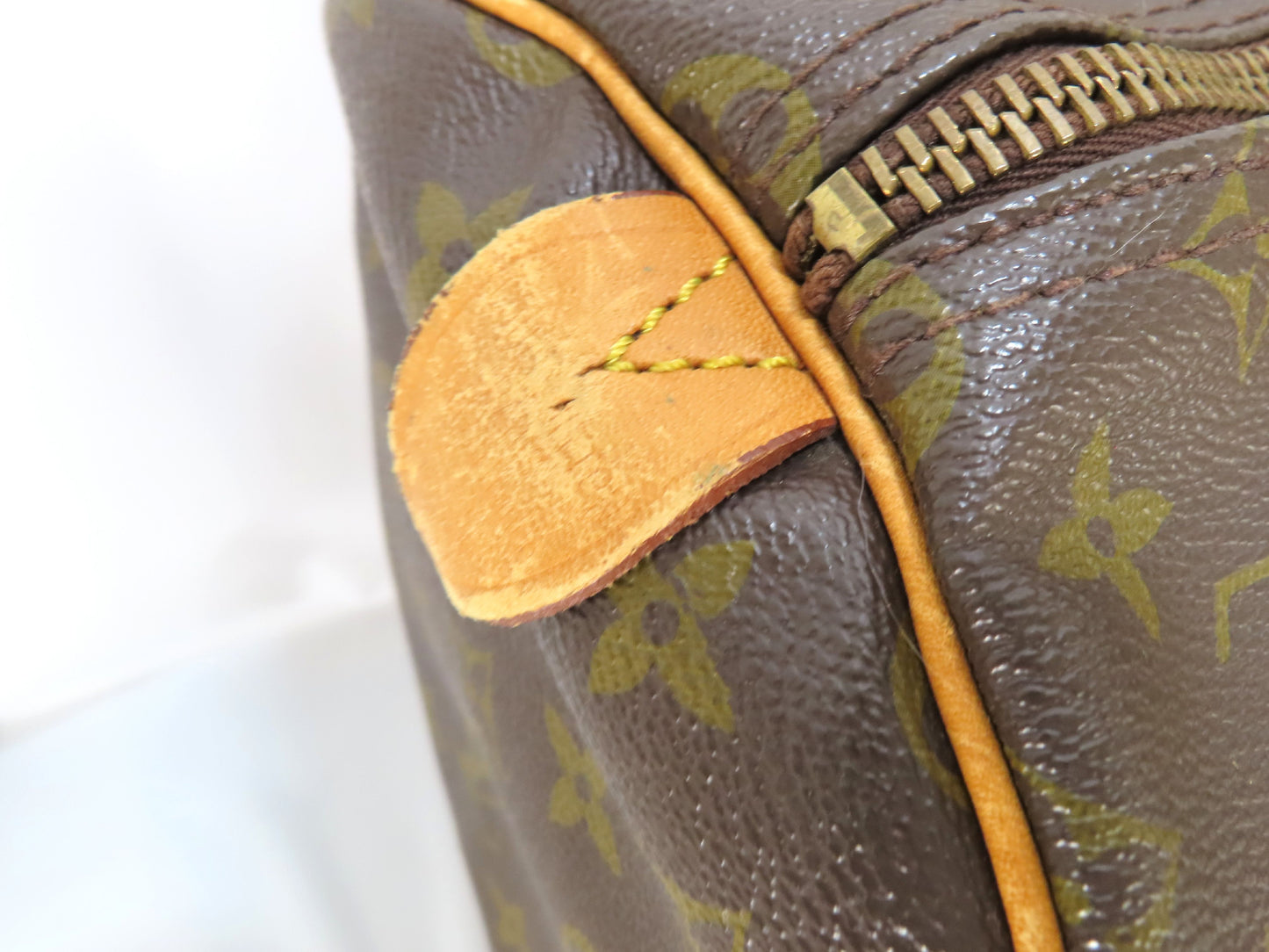 LOUIS VUITTON Monogram Keepall 55 M41424 Brown Boston Bag