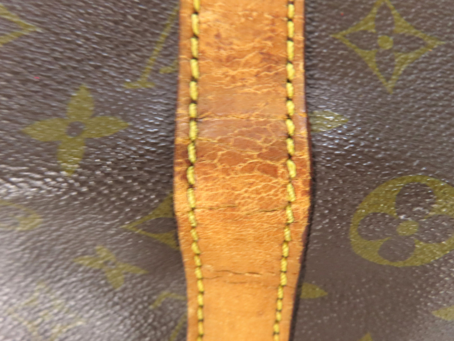 LOUIS VUITTON Monogram Keepall 55 M41424 Brown Boston Bag