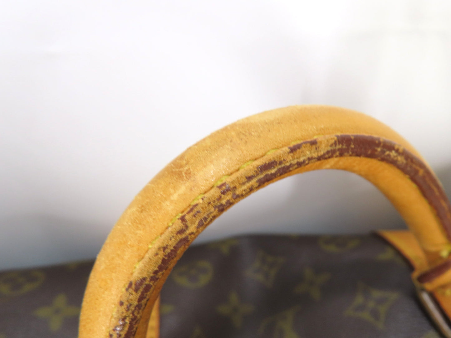 LOUIS VUITTON Monogram Keepall 55 M41424 Brown Boston Bag