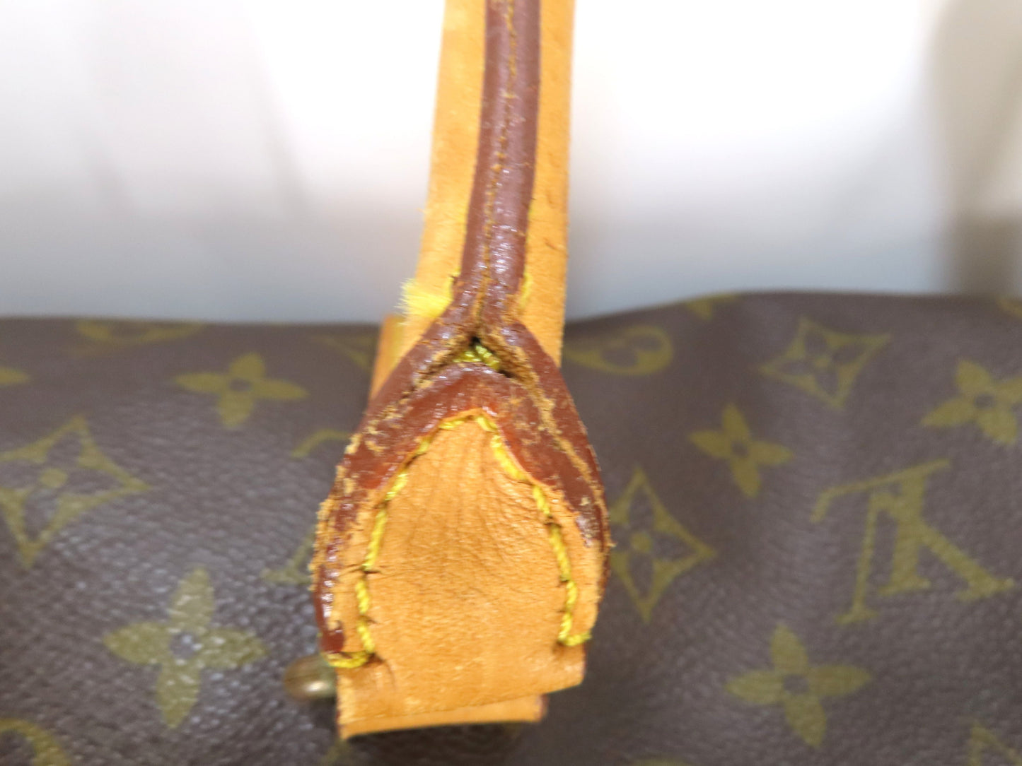 LOUIS VUITTON Monogram Keepall 55 M41424 Brown Boston Bag