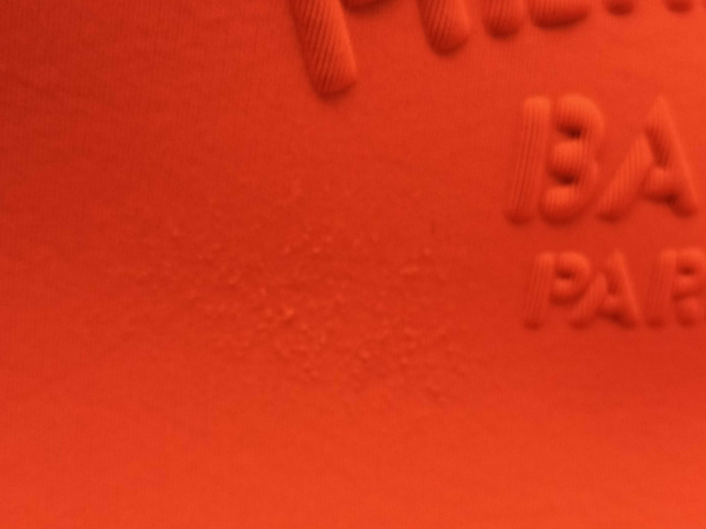 HERMES Truss Flat Neoban Polyamide Pouch Orange Clutch Bag