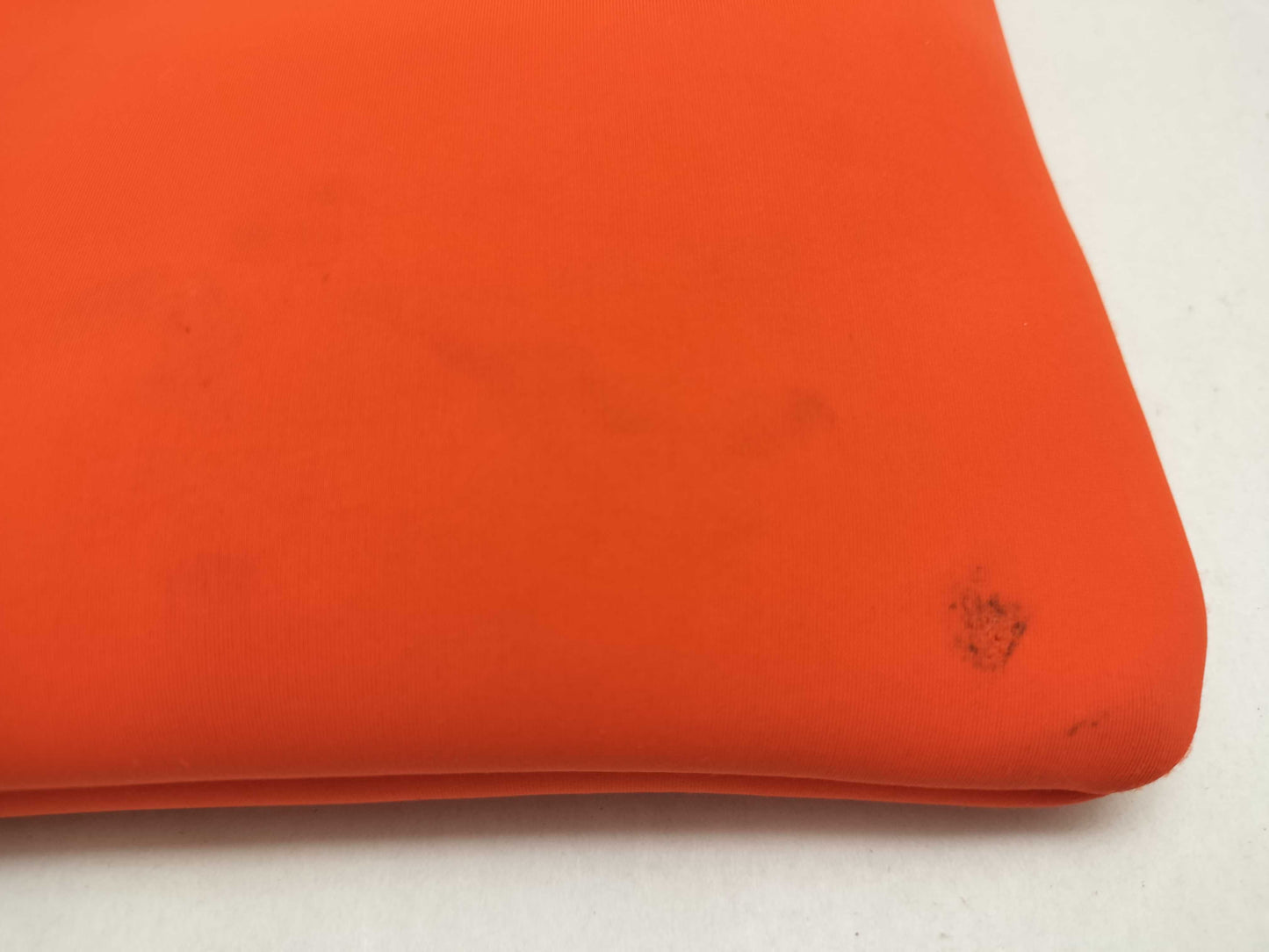 HERMES Truss Flat Neoban Polyamide Pouch Orange Clutch Bag