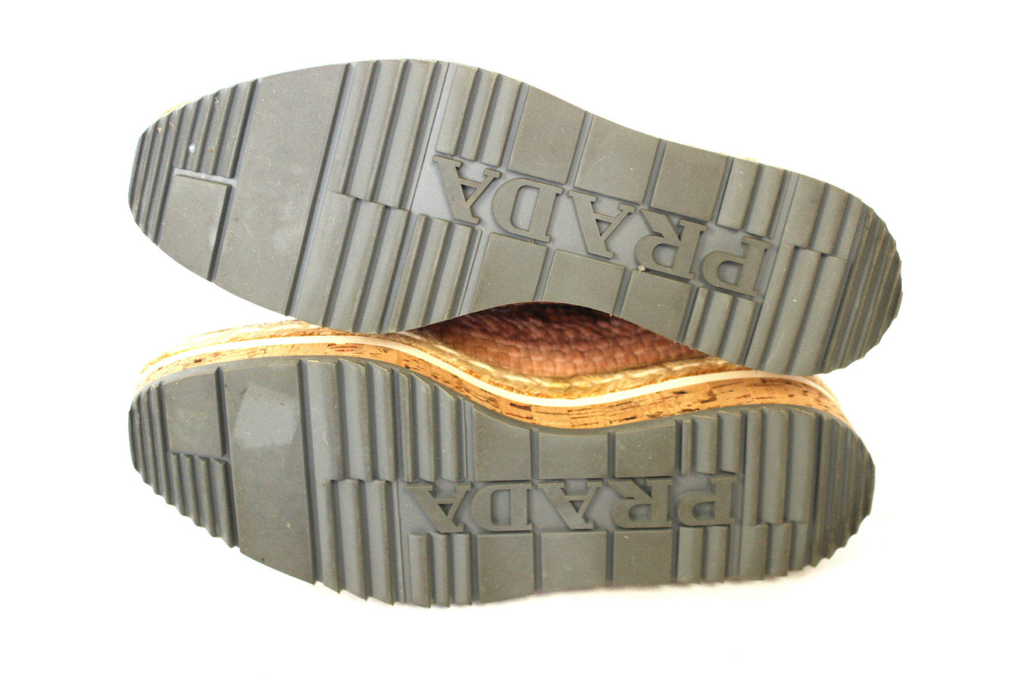 PRADA Prada platform shoes, women's size 35 loafers
