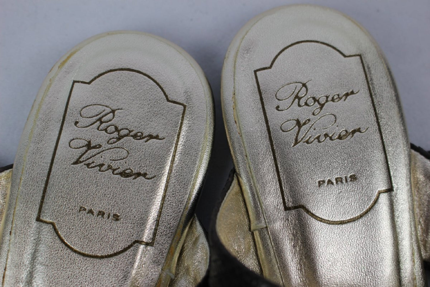 Roger Vivier Python Sandals Size 36