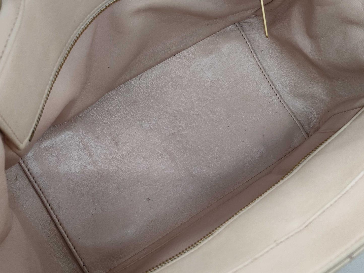 CHANEL Calfskin Chain Handbag, Pink, 6582485