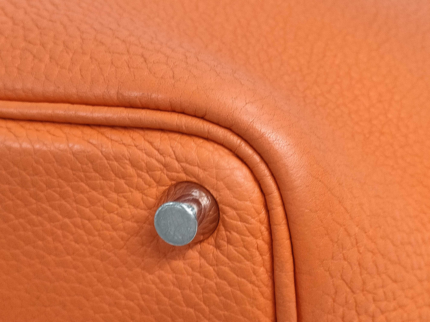 HERMES Picotin Lock PM Taurillon Orange Poppy T-stamped Handbag