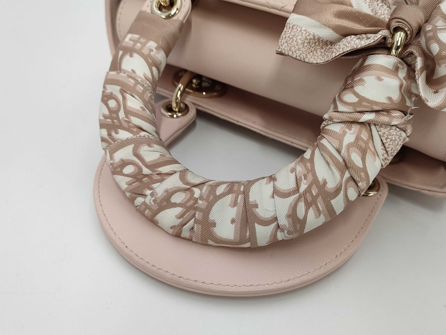 Dior My Lady Dior Small Rose Powder Lambskin Handbag M0538ONGE413