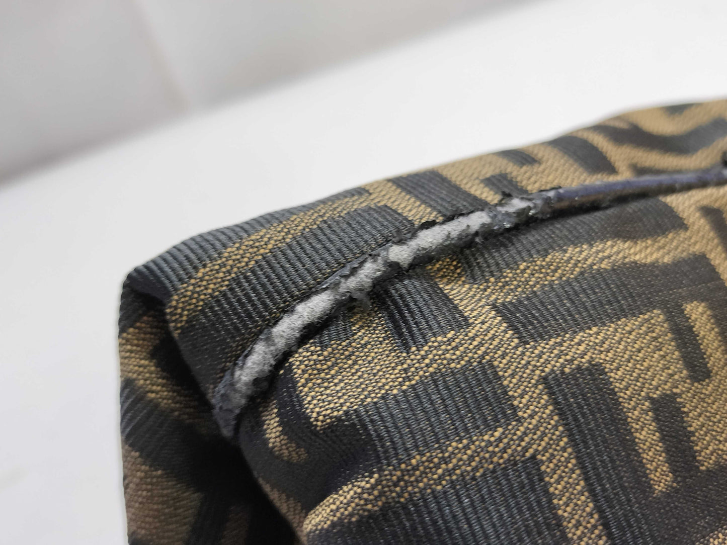 FENDI Zucca pattern handbag/vanity bag