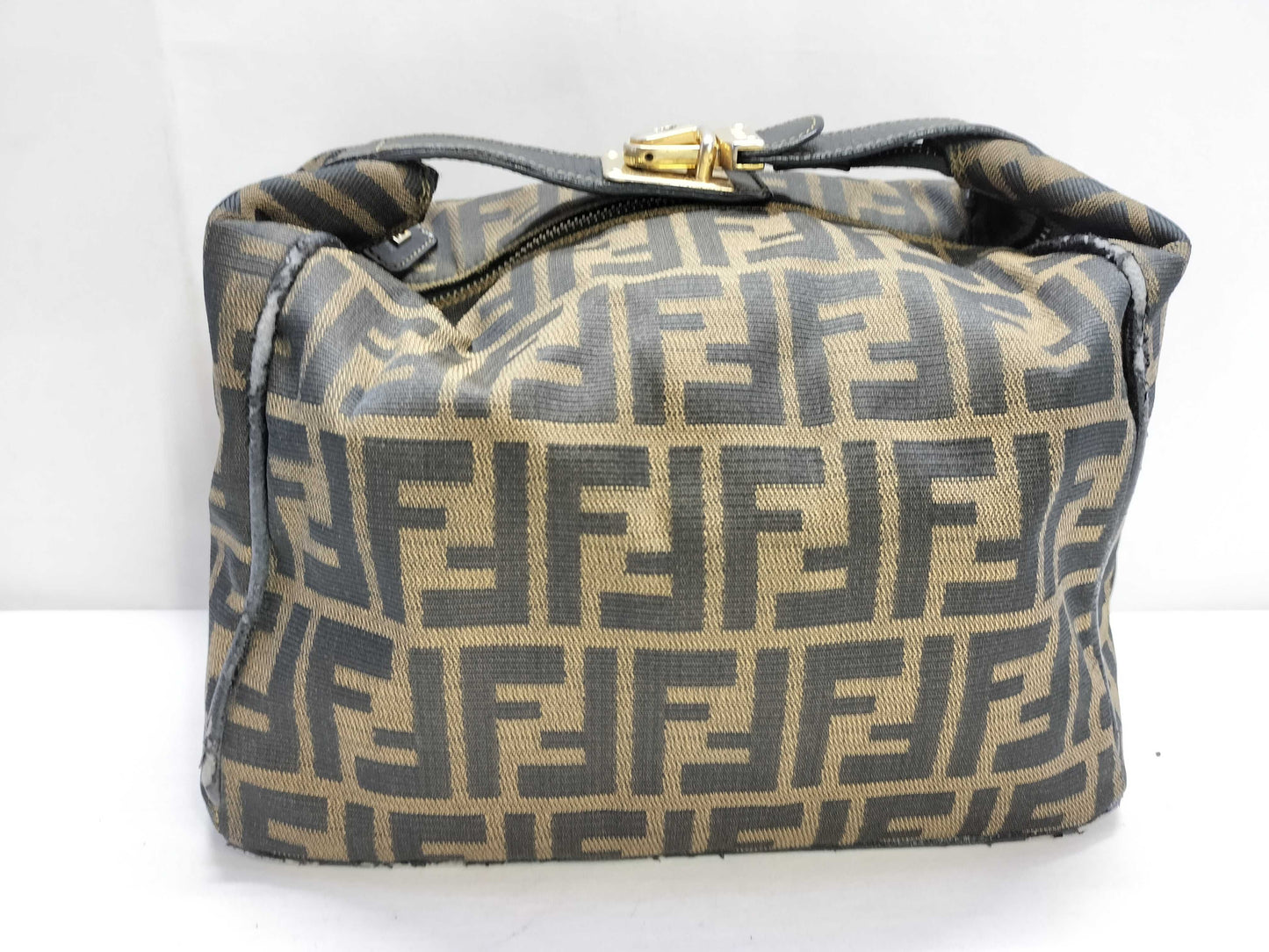 FENDI Zucca pattern handbag/vanity bag