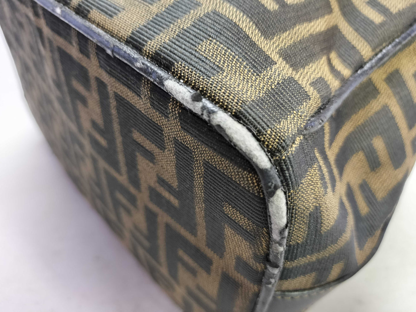 FENDI Zucca pattern handbag/vanity bag