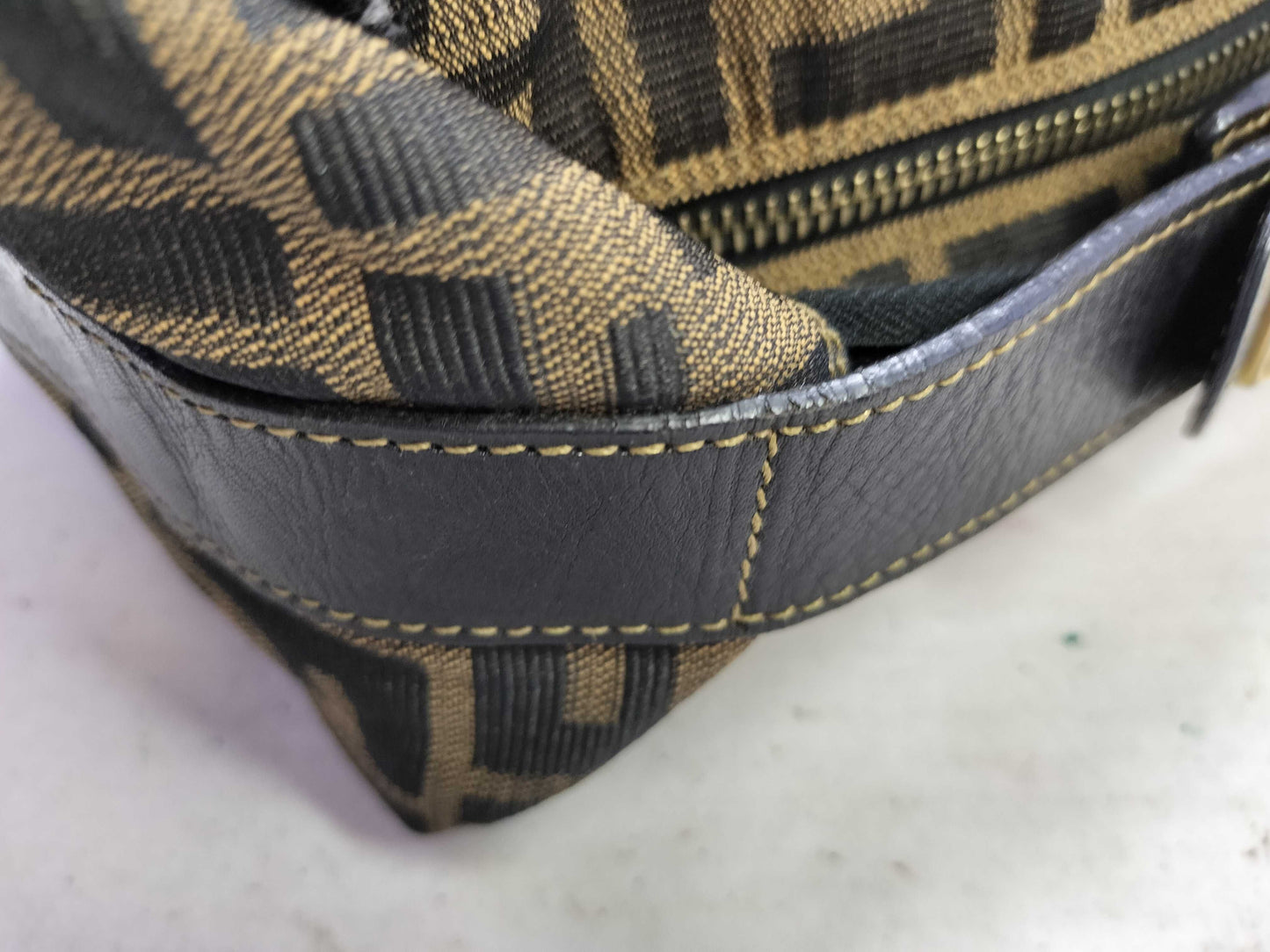FENDI Zucca pattern handbag/vanity bag