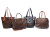 CELINE 4-Piece Macadam Bucket Tote Set, 2-Way Leather Vintage Tote Bag