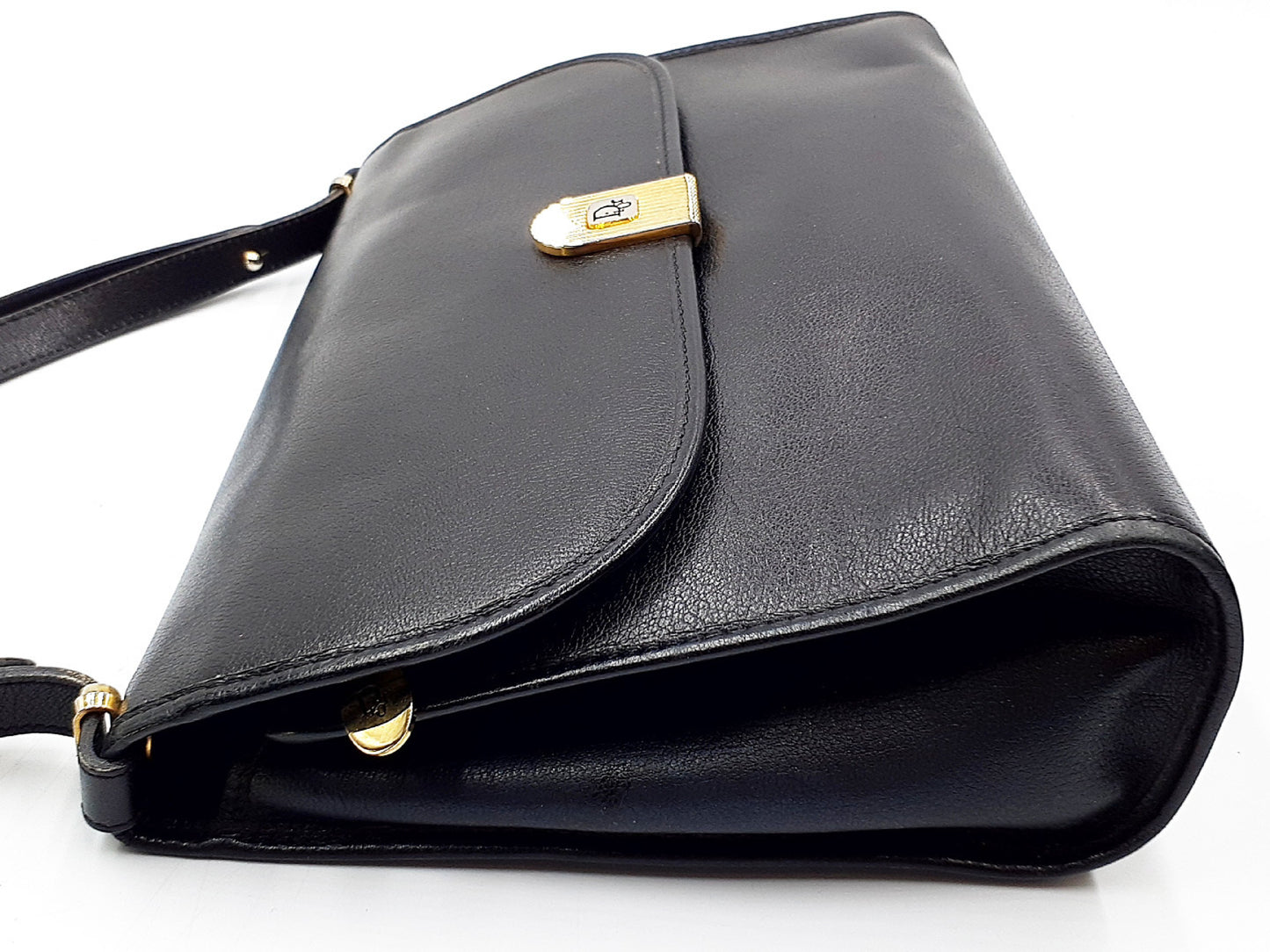 Dior 2-piece honeycomb pattern handbag set with gold hardware, leather handbag and leather shoulder bag