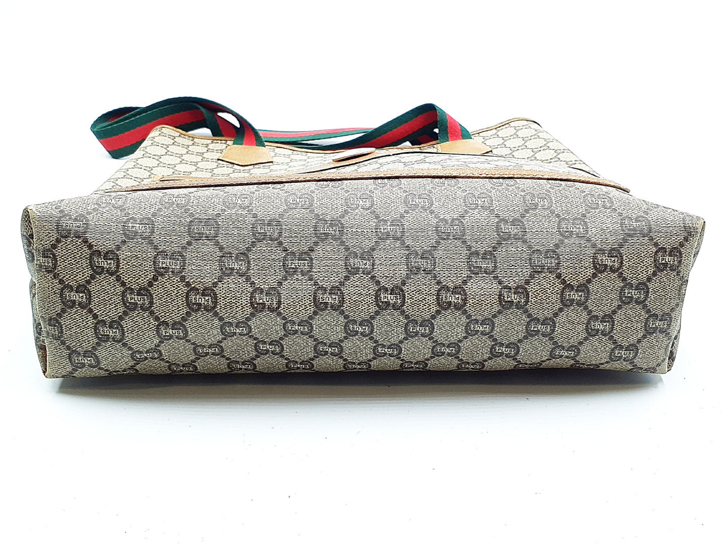 GUCCI 3-Piece Set GG Supreme Sherry Line Leather Tote Bag