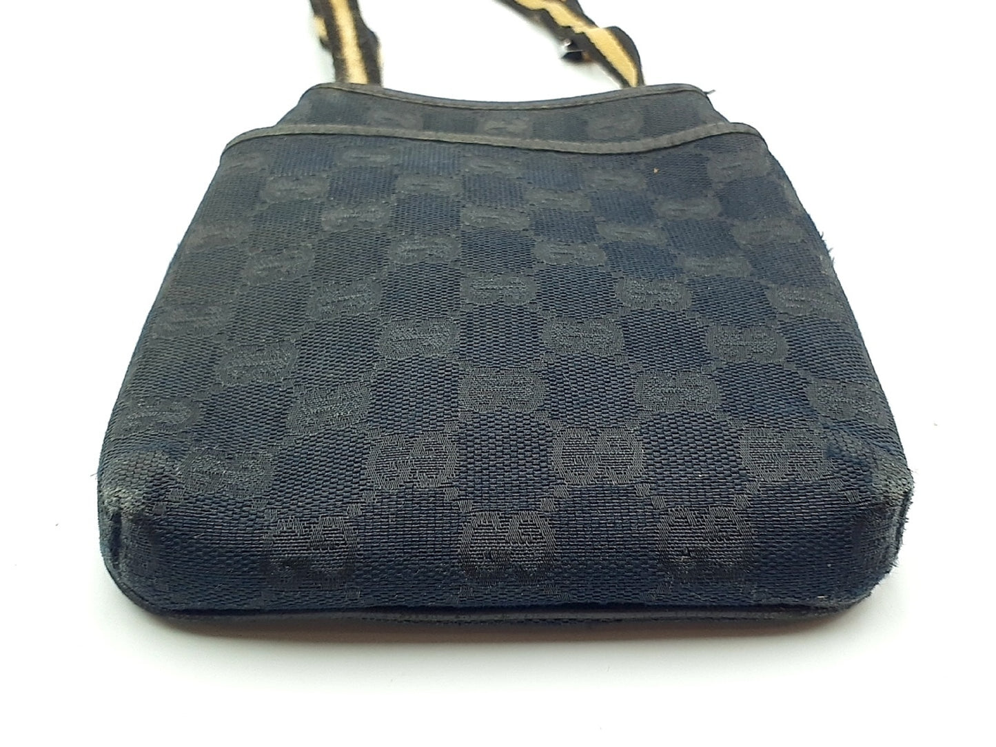 GUCCI 3-piece set: GG Supreme, GG Imprime, GG canvas, and leather shoulder bag