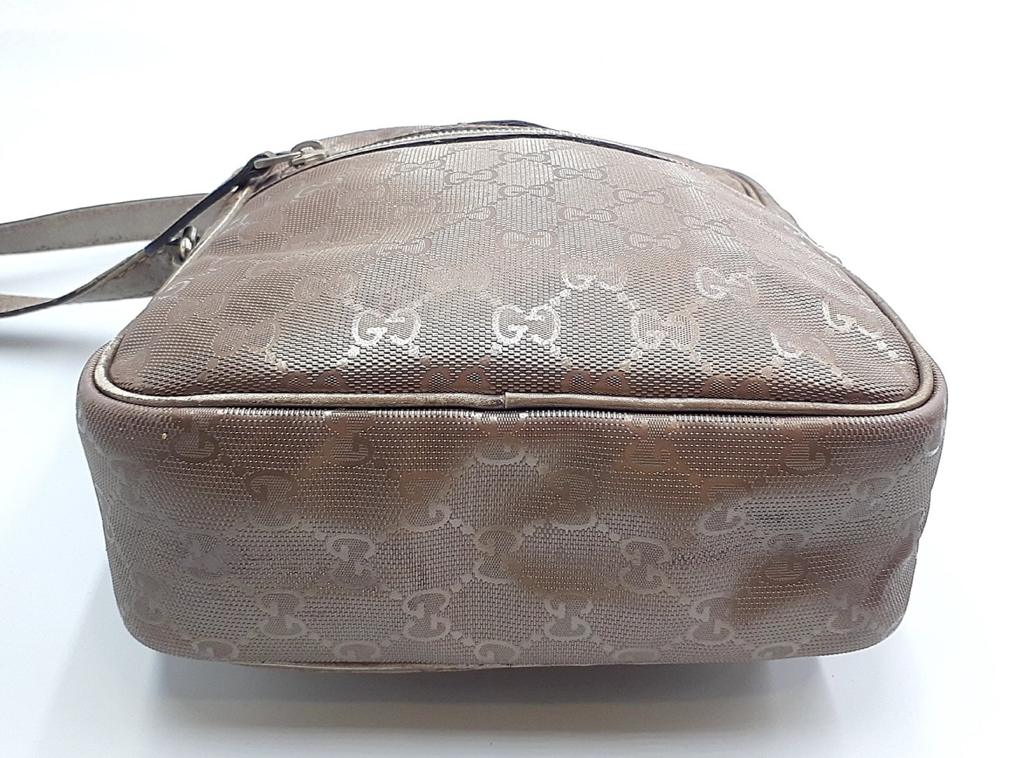 GUCCI 3-piece set: GG Supreme, GG Imprime, GG canvas, and leather shoulder bag